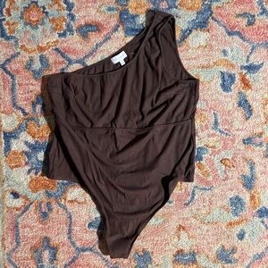 Lost + Wander Brown Bodysuit Thong NWT  Plus Size 2X